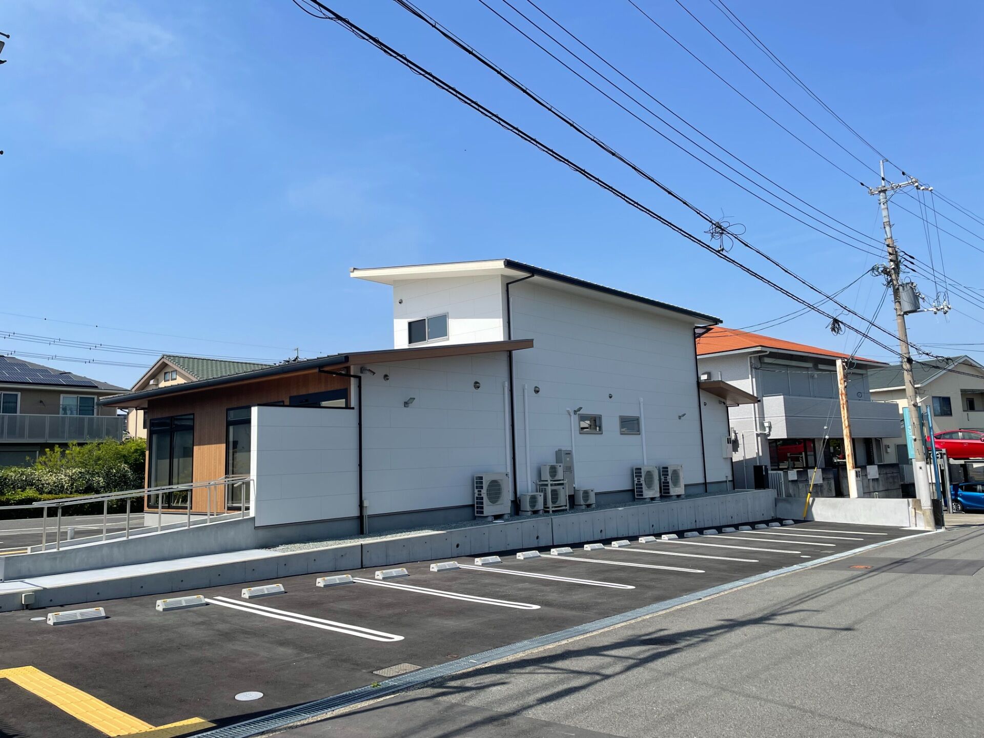 住宅側駐車場
